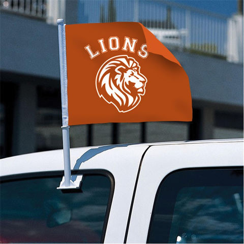 Bandera de Coche Personalizada Promocional de 12" x 18" a Doble Cara con Impresión por Sublimación