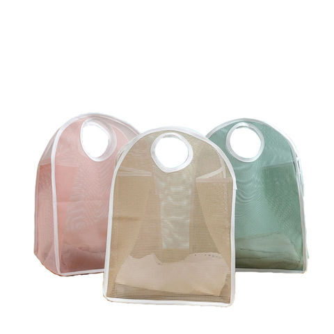 wide mesh tote