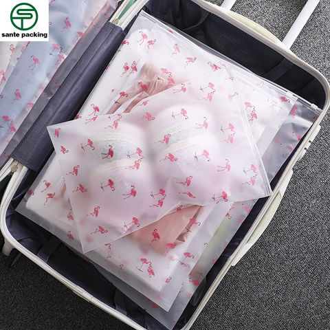 Source Custom Printed Frosted Clear Zipper Plastic Bag Clothing Shipping  Inner Packages Zip Lock Bags on m.