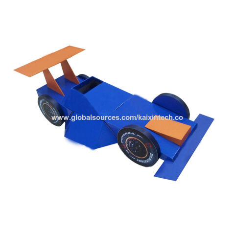 Ornement modèle Jouets en carton modèle de voiture, jouets pour enfants, présentoir en carton ondulé pour enfants for sale at factory direct price