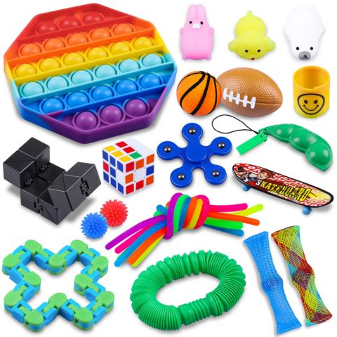 Fidget Toys Pack, Ensemble de Jouets Sensoriels Fidget pour le