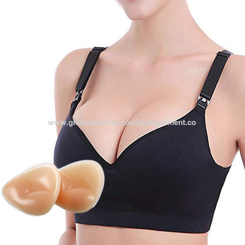 Every Day Under Glamour Silicone Push Up Inserts Cleavage Enhancing Breast Lift Pads for Bras and Swimsuits 