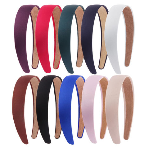 Hair Accessories Satin Headband for Women Solid Color Plastic Hair Hoop Girls Sponge Hairbands Hair Band,11 Hair Accessories Satin Headband for Women Solid Color Plastic Hair Hoop Girls Sponge Hairbands Hair Band,11
