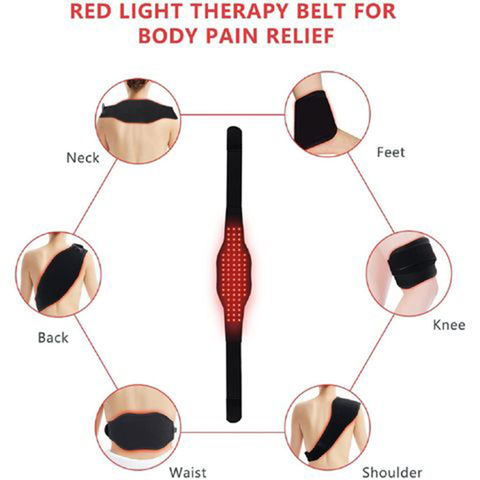 Infrared Light Therapy for Neck Joint Pain Relief Red Light Device Shoulder  Belt