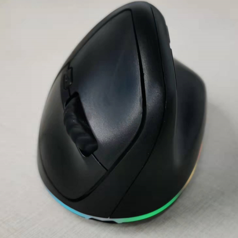 Ratón ergonómico inalámbrico con luz LED RGB de nuevo diseño de fábrica, 6 botones con versión Bluetooth for sale at factory direct price