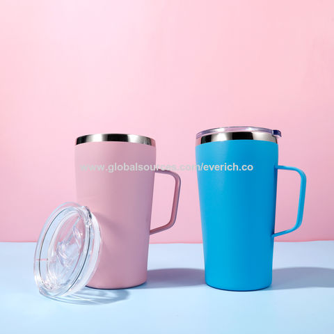 Custom Logo Wholesale Adventure Quencher Stainless Steel Powder Coated  Double Wall Vacuum Insulation Travel Mug 20oz 30oz 40oz Tumbler with Handle  Straw - China Tumbler and Stainless Steel Tumbler price