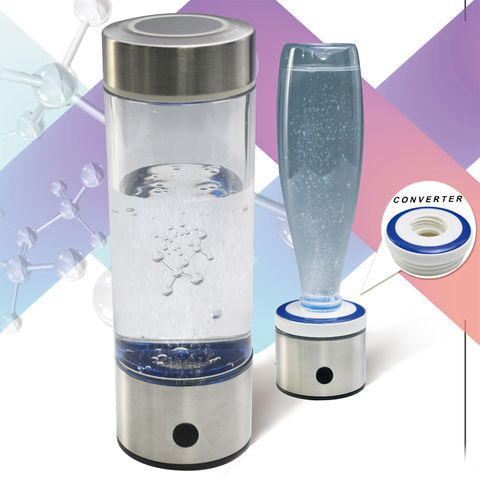 Hydrogen Water Bottle, Portable Hydrogen Water Ionizer Machine, Hydrogen  Water Generator,Hydrogen Rich Water Glass Health Cup for Home Travel for