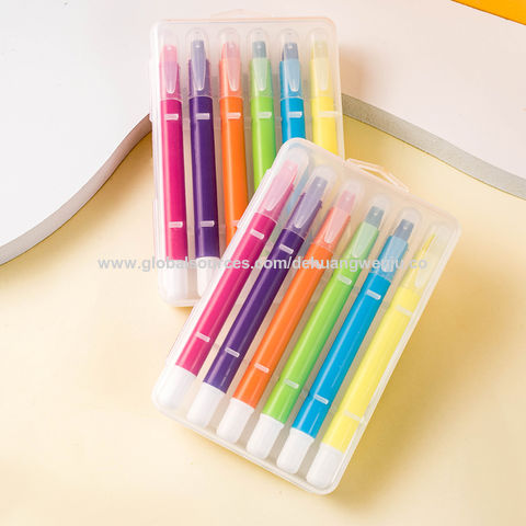 Buy Wholesale China Wholesale Dha 6 Colors Customized Twist Up Highlight  Washable Gel Crayons Set For Kids & Gel Crayons at USD 2.15