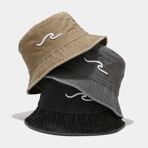 white cotton bucket hat bulk