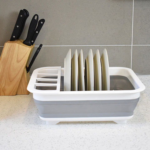 Buy Wholesale China Collapsible Dish Drainer With Tray - Foldable
