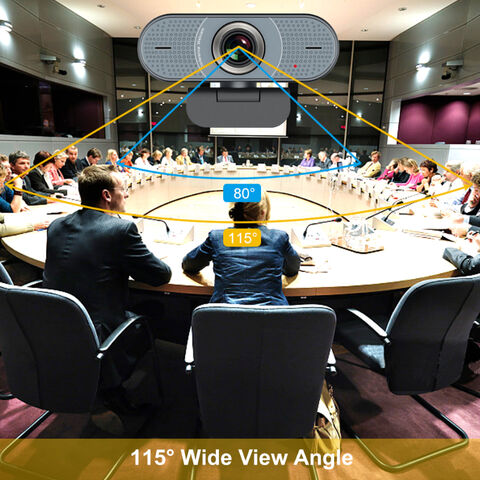 Streaming Web Camera 1080p Usb Webcam 115° Wide View Angle Driver