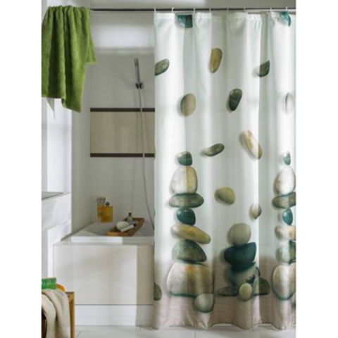 Waterproof Shower Curtain With Unique, What Are Shower Curtains Made Of