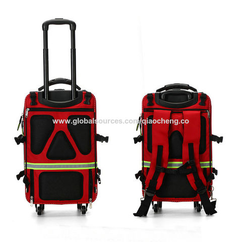 Buy Wholesale China First-aid Trolley Backpack Wheels Travel Bags Carrier  Made For Traveling Waterproof & Medical First-aid Travel Rolling Bag at USD  15.5