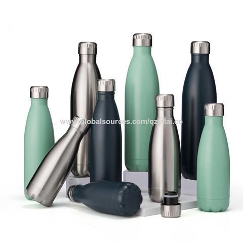 Wholesale Sublimation Tumblers Stainless Steel Cola Shaped Water Bottle