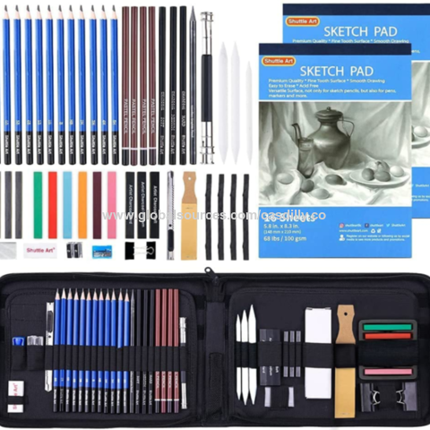 Acheter Kit de peinture avec pinceaux et Crayons, fournitures scolaires  primaires pour enfants, ensemble de dessin, stylos à aquarelle, 200 pièces