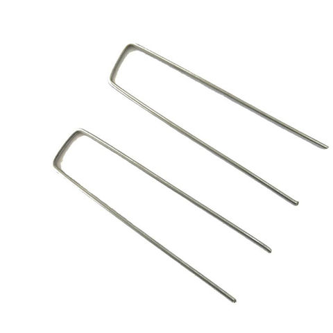 fence ground staples