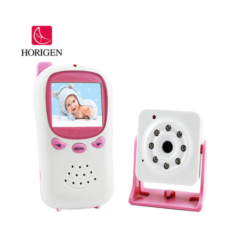 Wireless 2.4GHz Intercom Baby Monitor 2.4" TFT LCD Video Camera LED Night View 