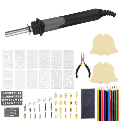 Buy Wholesale China Wood Burning Kit Pen Set 23pcs Tips Art Craft