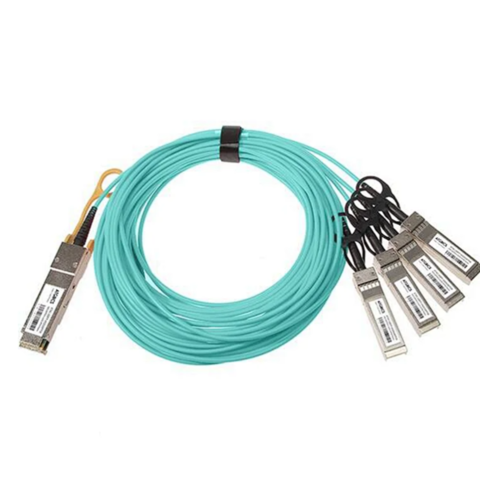 40g QSFP to 4X10g SFP + AOC (Active Optical Cable) 2M-10M, 40g QSFP to ...