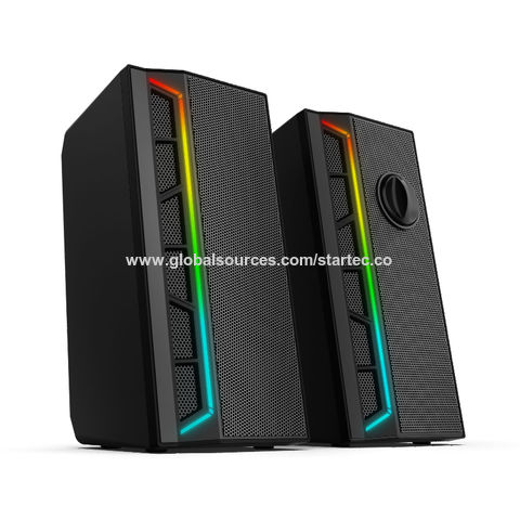 Buy Wholesale China New 2.0 Gaming Speaker Unique Design Rgb Light St ...
