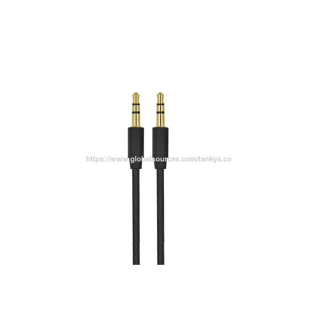 Câble Audio Hi-Fi 3.5mm Tressé en Nylon, Cordon Auxiliaire Audio & Vidéo, Connecteur Lightning for sale at factory direct price