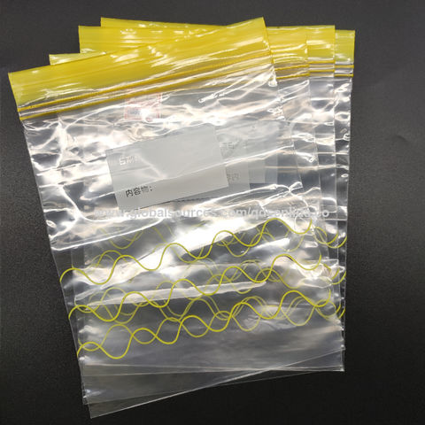 China Factory Solid Color PE Zip Lock Bags, Resealable Small