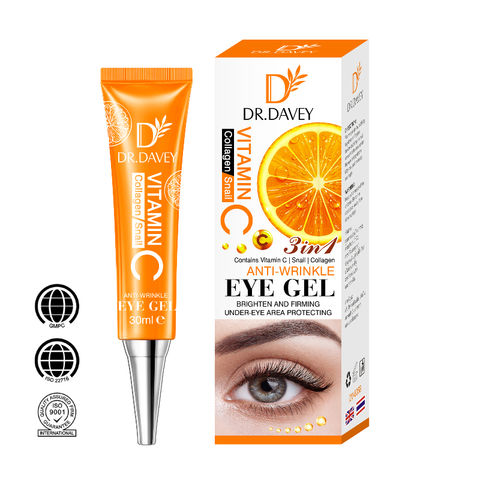 DR.DAVEY Vitamin C Eye Gel, Eye Gel Anti-Aging Eye Gel Anti-wrinkle Eye ...