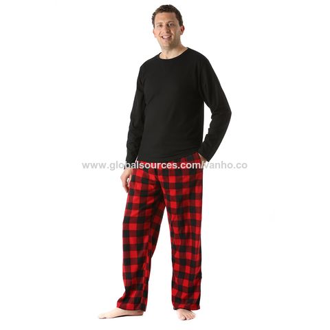 Wholesale Mens Buffalo Plaid Pajama Pants with Pockets Mens Flannel Pajama  Pant From malibabacom