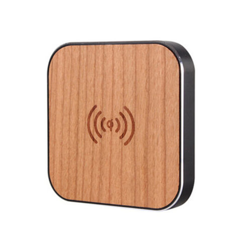 15W Fast Charge Walnut Wood Wireless Charger