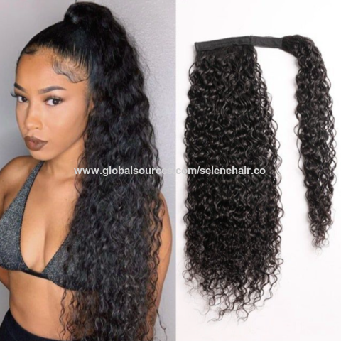 Buy Wholesale China Deep Curly Brazilian Virgin Human Hair Thick Bundles  Wholesale Ponytail Extensions Wavy Hair & Thick Virgin Hair Bundles at USD  95 | Global Sources
