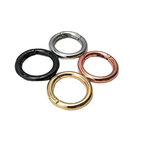Buy Wholesale China O Rings Metal Open Rose Gold Spring Rings For Handbags,  D Ring, Circle Ring, Hook & Ring at USD 0.5