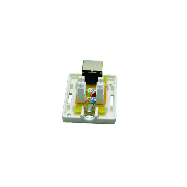 Boîtier de montage en surface STP Cat6a 1 port avec prise PCB for sale at factory direct price