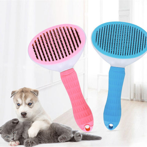 Dog Puppy Cat Pet Fur Shedding Grooming Trimmer Hair Brush Comb Slicker Tool US 
