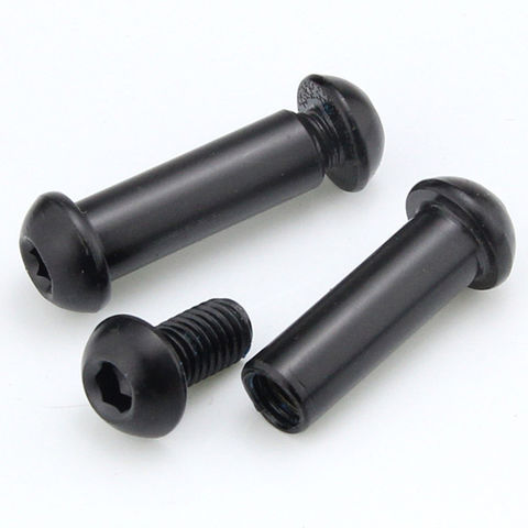 Mael Female Threaded Steel Black Plated Bolt And Nut Connecting