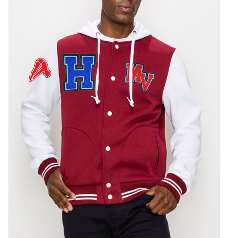 Safeeye Men Fashion Embroidery Lightweight Jacket Utility Outerwear Baseball Varsity Jackets 