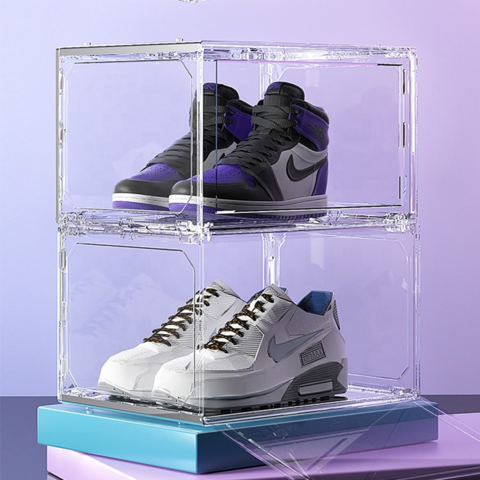 Boîte à chaussures transparente
