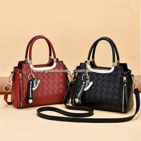 Buy Wholesale China 2021 Lady Leather Shoulder Bags Inner Zipper