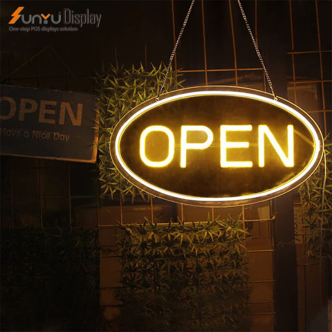 Sale China made Durable Best Brightest LED OPEN Sign for Outdoor Business Use 