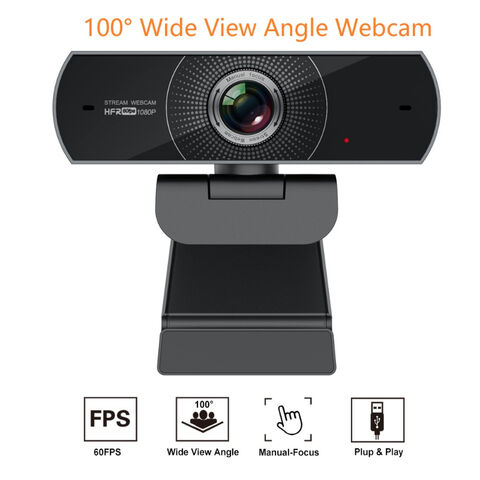 Web Camera Micro Webcam with Microphone, 1080p 60fps hd Web camera with Wide View Angle ...