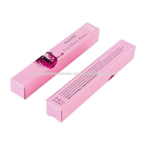 Buy Wholesale China Custome Logo Beauty Lip Gloss Packaging Box Lip ...