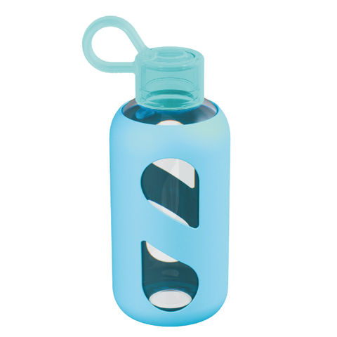 1pc 500ml Plastic Shaker Bottle, Daily Pink Portable Anti-slip