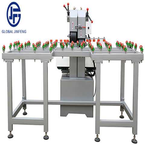 Sand belt outlet machine