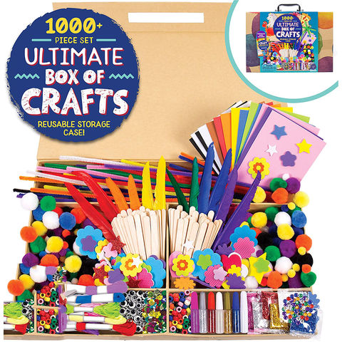 Buy Wholesale China Gift Box Packing Assorted Accessories Craft 1000 Pcs,  All In One Diy Kit For Kids & Diy Art Craft Kit at USD 6.2