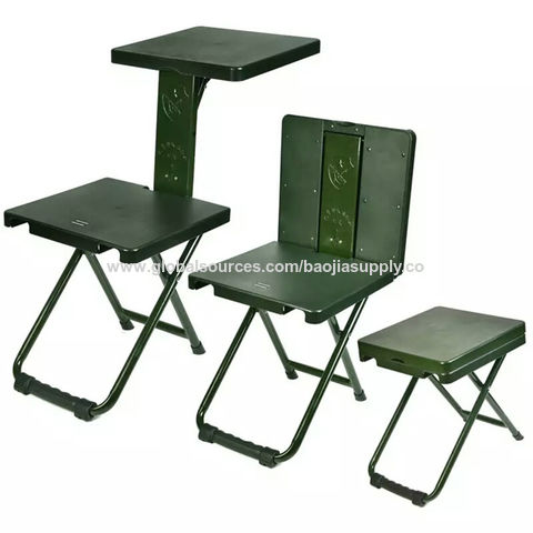 Factory Direct High Quality China Wholesale Portable Multifunctional  Writing Chair Folding Chair Outdoor Camping One Soldier Work Chair $13.33  from Jinjiang Baojia Supply Chain Management Co., Ltd