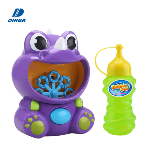 Electric Dinosaur Bubble Machine Kids Summer Toy Shark for Children with  90ml Bubble Water and Concentrate Bubble Christmas Party Bubble Maker Under