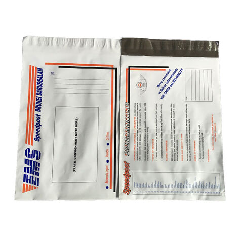 Sac d'expédition en plastique noir Poly Envelop Bag Emballage
