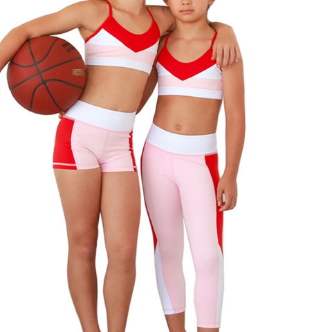 sports bra and yoga pants