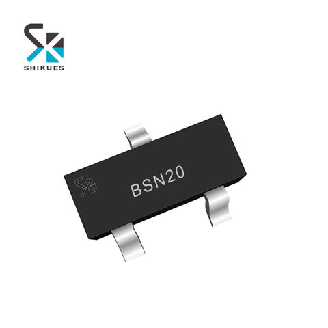 Transistor N-MOSFET 0,6W unipolar 50V 0,3A  SOT23 BSN20Q-7 N-Kanal-Transistore