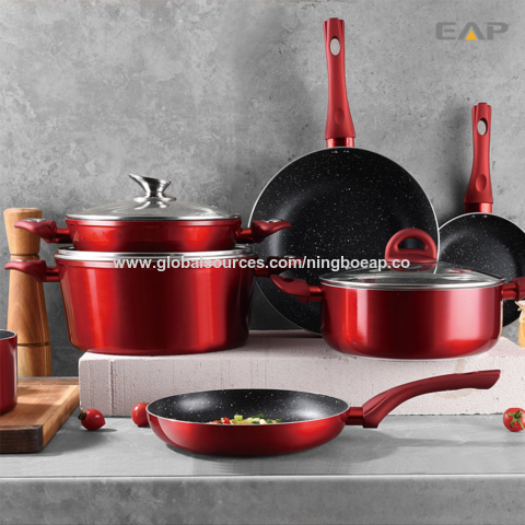 China Cookware Manufacturer Nonstick Fry Pans Casserole Pots Set