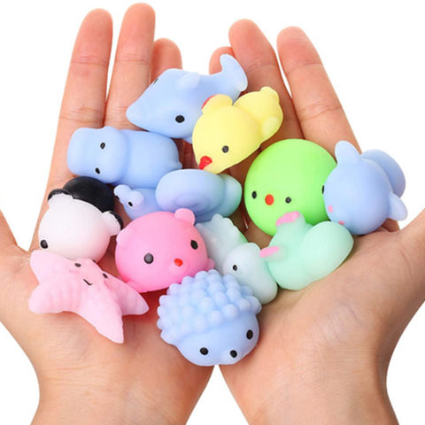 Acheter PDTO 8 pièces mignon Mini Mochi Squishy Animal jouet de soulagement  du stress à compression lente